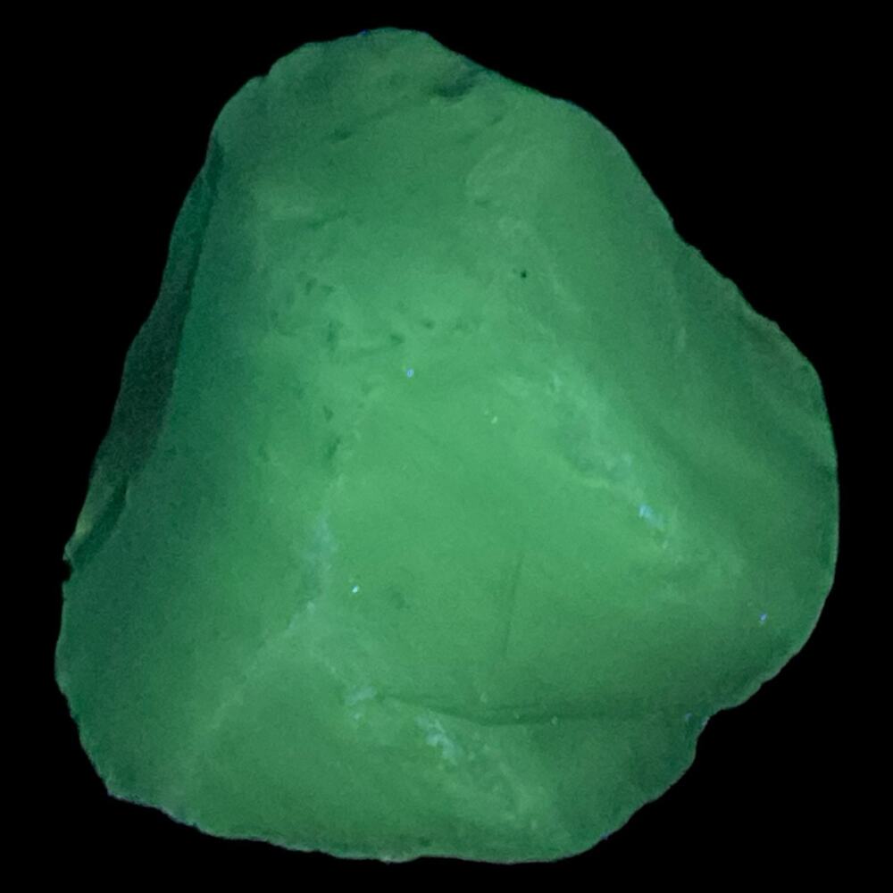 Cobalt Translucent Art Glass Cullet Glowing Manganese Slag Glass #5GX157